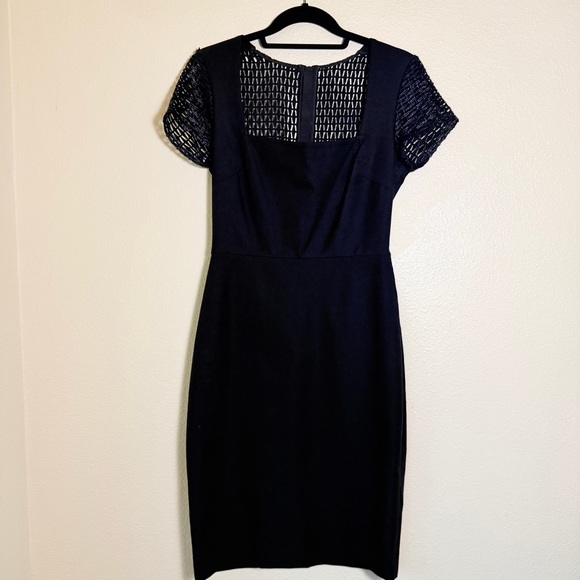 Roland Mouret for Banana Republic Black Shift Dress, Size 8 - Picture 3 of 11